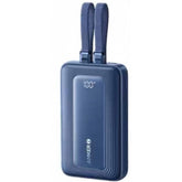 Anker Zolo Power Bank, 10,000mah 30w Max Fast Portable Charger With Built In Usb C And Mfi Certified Lightning Cables, Usb C&a, Battery Pack For Iphone 16/15 Series, Macbook, Galaxy Dark Blue - CompuMe